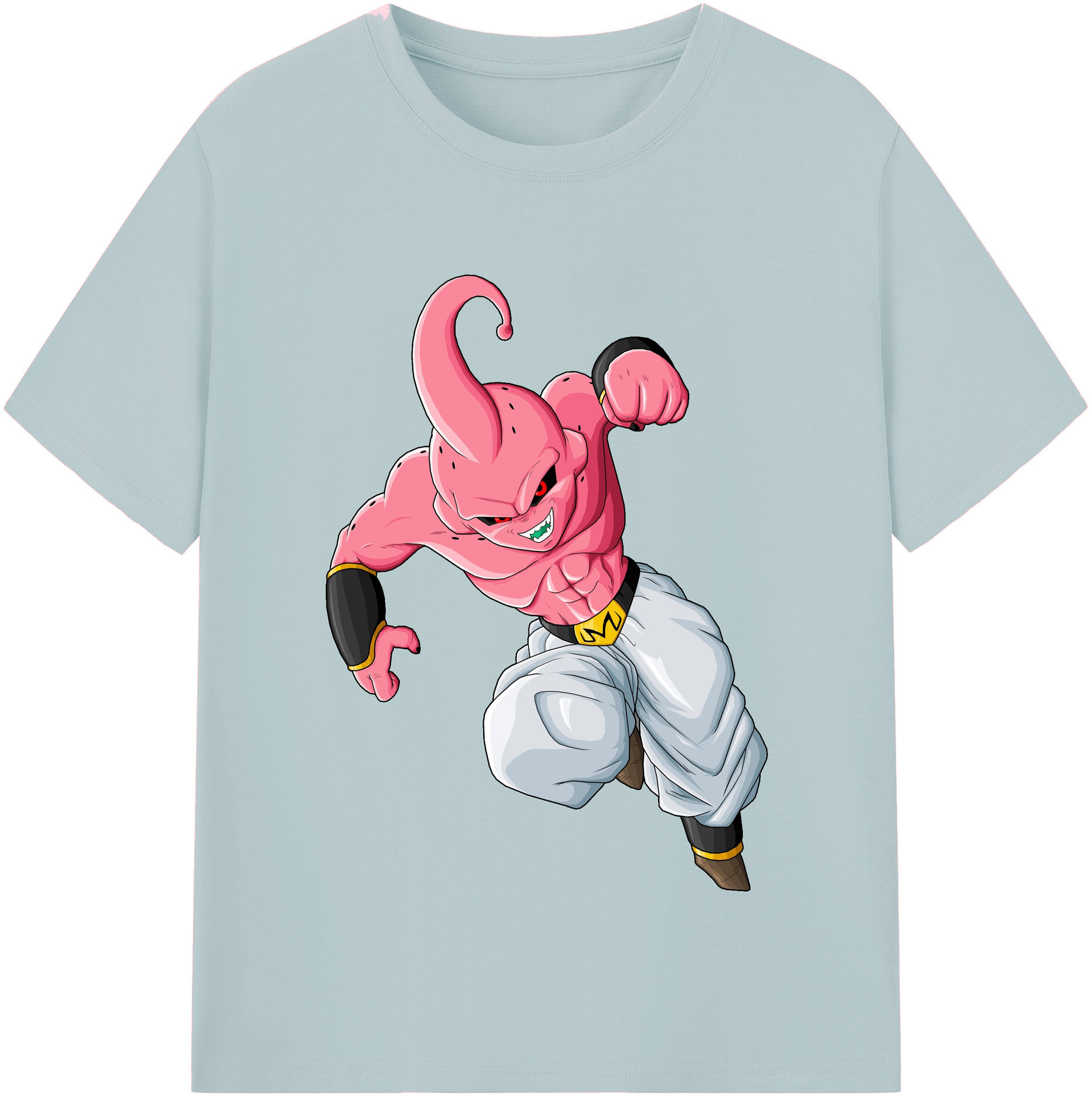 （画像用） ドラゴンボール 魔人ブウ DRAGON BALL Majin Buu 綿100％半袖Tシャツ（フロントプリント）